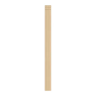 3 1/2 inch sawcut wood stair post
