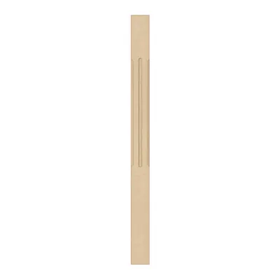 3 1/2 inch single flute wood stair post