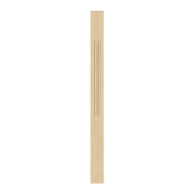 3 1/2 inch two flute wood stair post