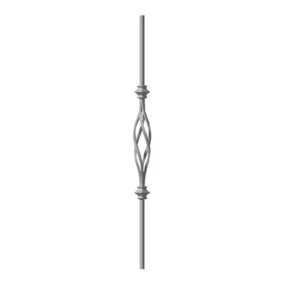 Long basket metal spindle