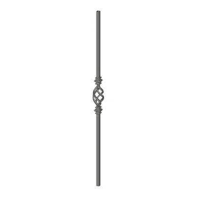 Slimline metal spindle